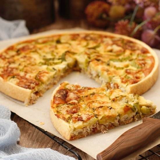 Zucchini and Tuna Tart