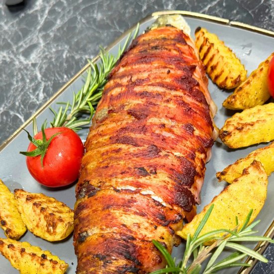 Bacon-Wrapped Trout Recipe