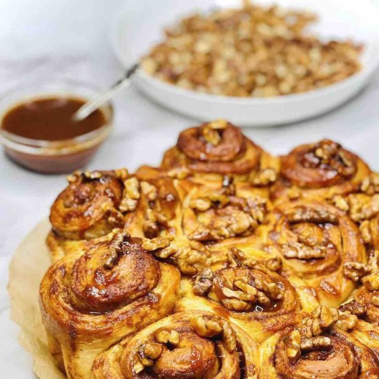Biscoff Stuffed Cinnamon Rolls