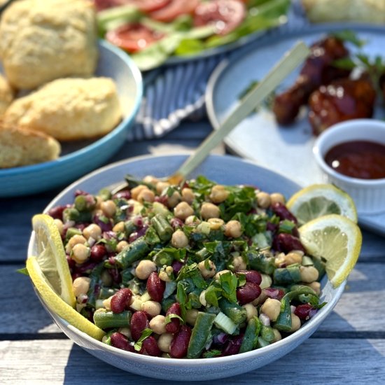 Marinated Mediterranean Bean Salad