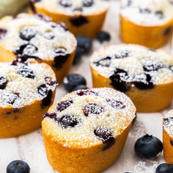 Gluten-Free Blueberry Friands