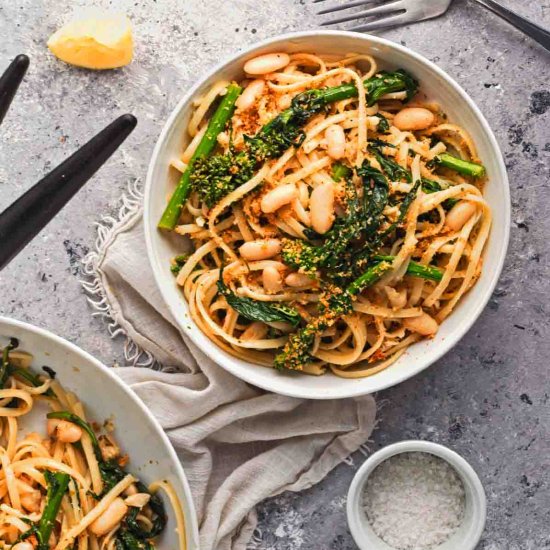 Broccoli Rabe And White Bean Pasta