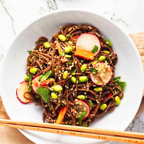 Sesame Soba Noodle Bowl