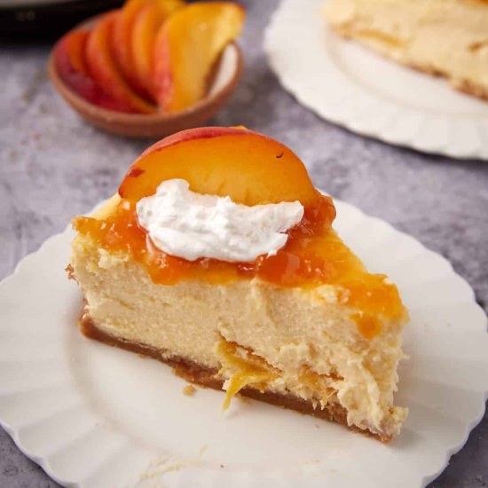 Peach Cheesecake