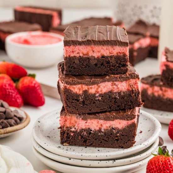 Strawberry Brownies