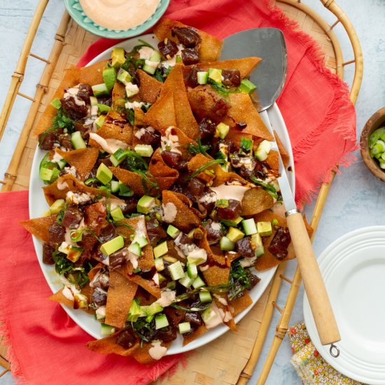 Ahi Poke Nachos
