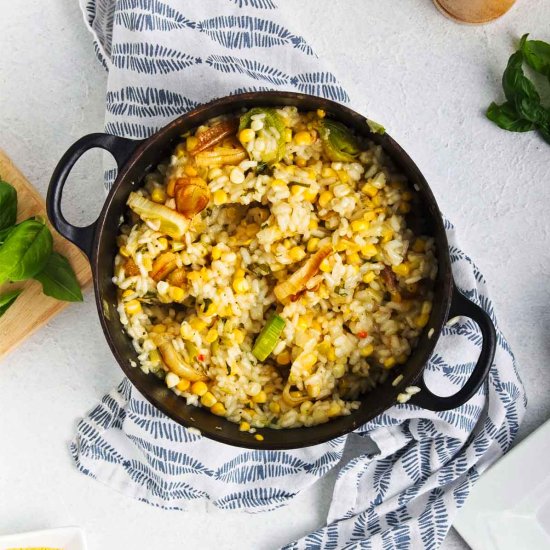 Sweet Corn Risotto