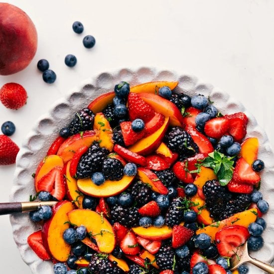 Peach Fruit Salad