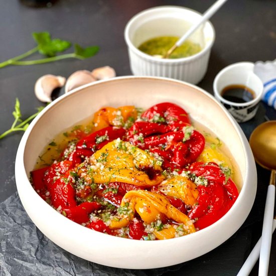 Easy Roasted Pepper Salad