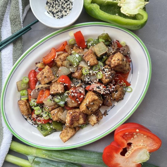 Chinese Salt and Pepper Tofu