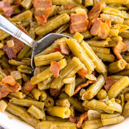 Southern Green Beans with Bacon