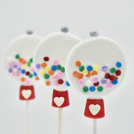 Gum Ball Machine Oreo Pops