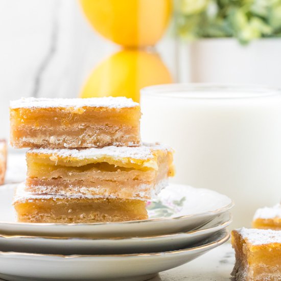 Easy Small Batch Lemon bars