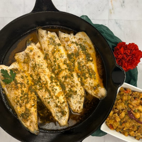 Baked Rainbow Trout
