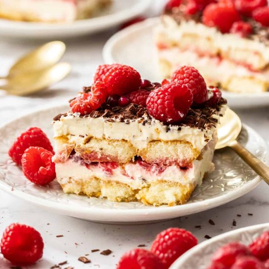 Raspberry Tiramisu