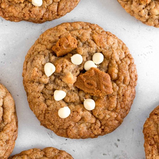 Biscoff Oat Cookies