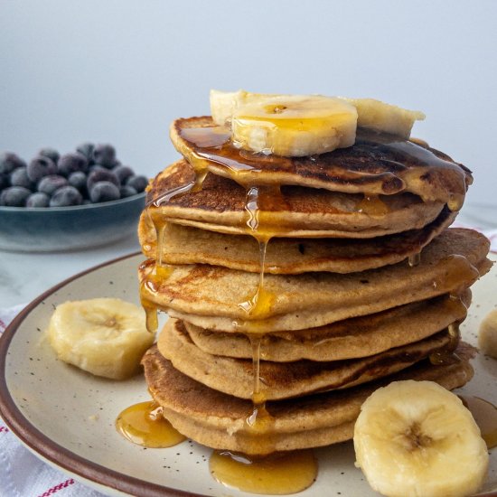 Blender Banana Pancakes