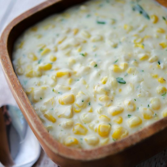 Rosemary Creamed Corn