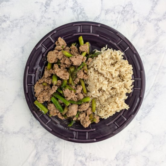 Spicy Pork with Asparagus