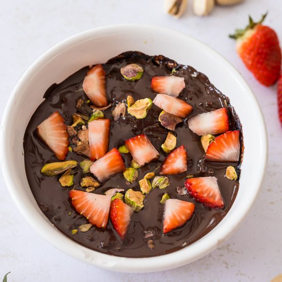 Dubai Chocolate Protein Mug Cake