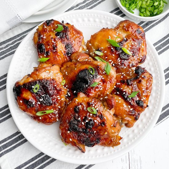 Oven Baked Teriyaki Chicken Thighs