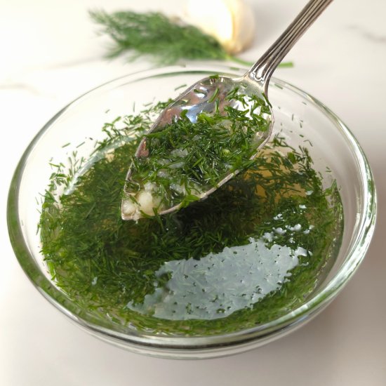 Garlic and Dill Keto Sauce No Mayo