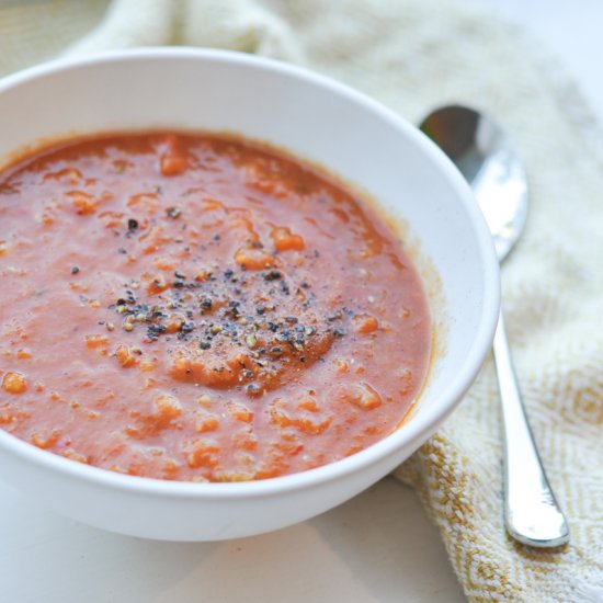 Tomato Soup with Lentils