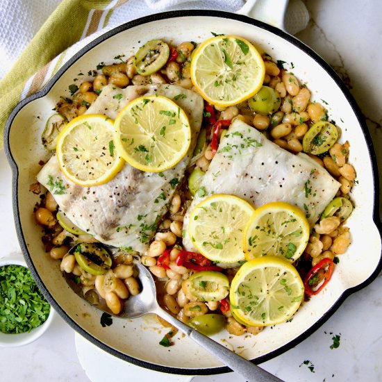 Mediterranean Fish Skillet