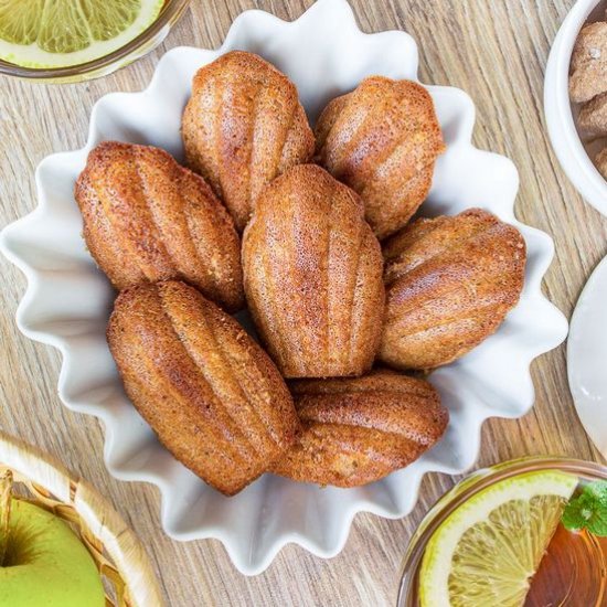 Almond & Honey Madeleines