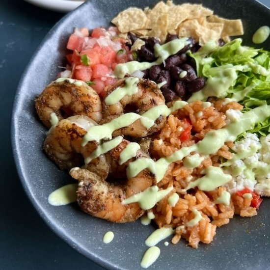 Shrimp Burrito Bowls