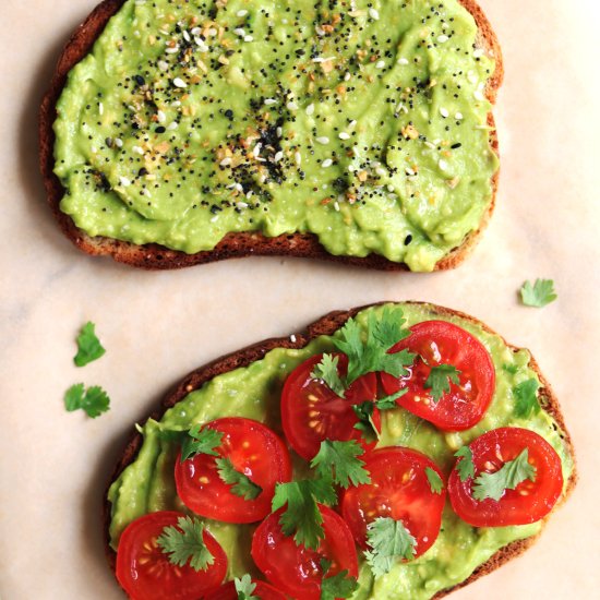 Avocado Toast (and Topping Ideas)