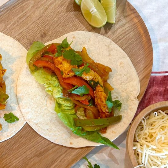 Air Fryer Chicken Fajitas