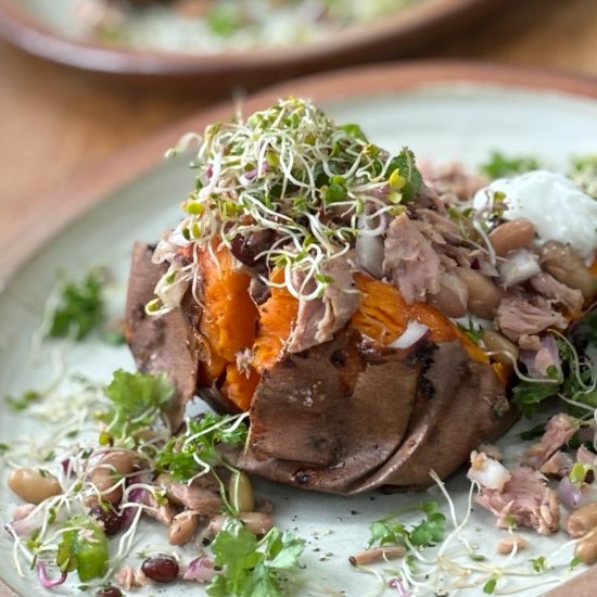 Air Fryer Baked Sweet Potato
