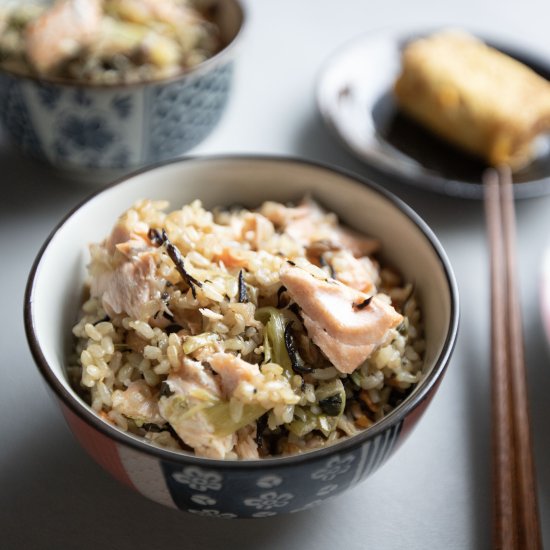 Salmon and Japanese Stock Rice