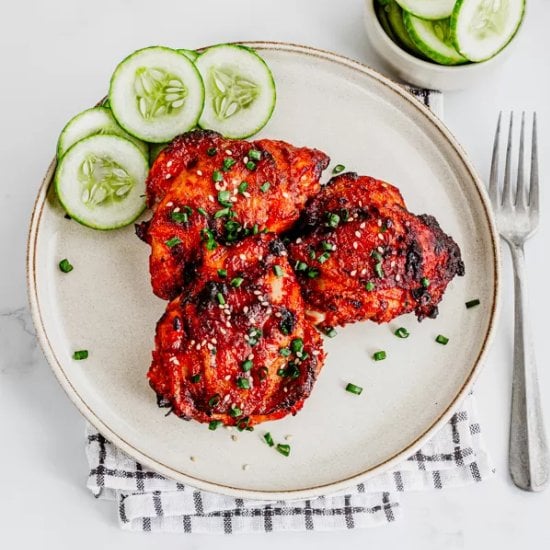 Korean Gochujang Chicken Thighs