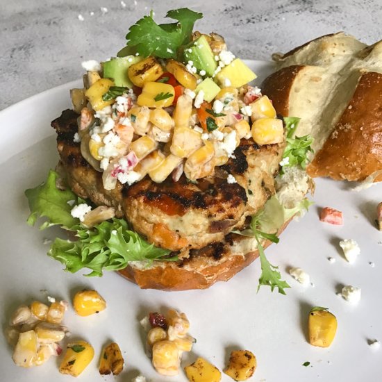 Chili Lime Chicken Burger