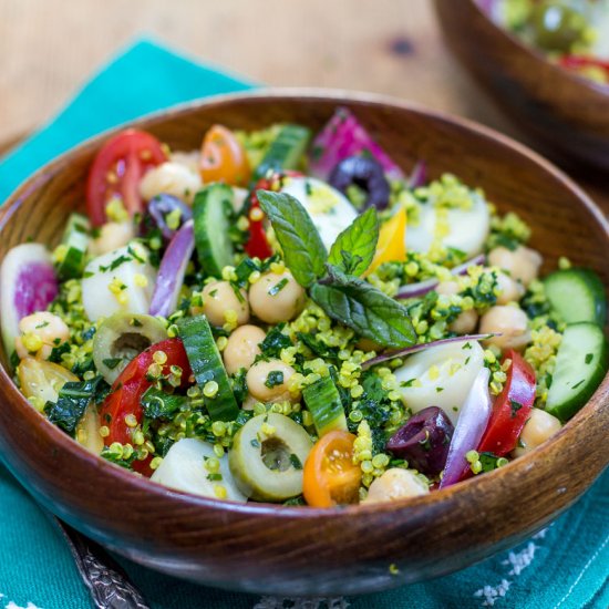 Veggie Quinoa Tabbouleh Salad