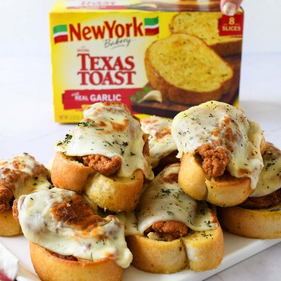 Chicken Parmesan Texas Toasts