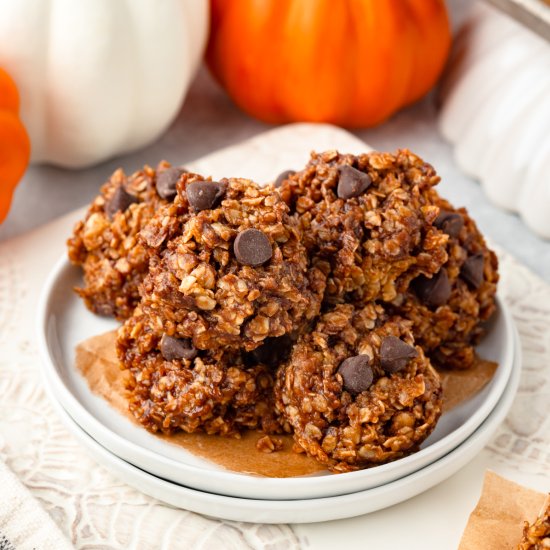 No Bake Pumpkin Cookies