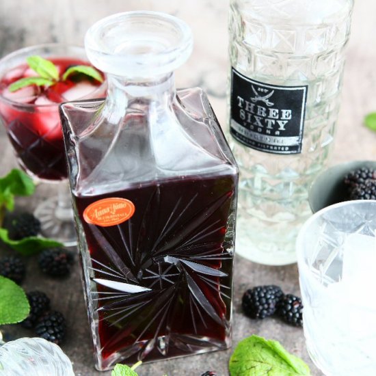 Blackberry Infused Vodka