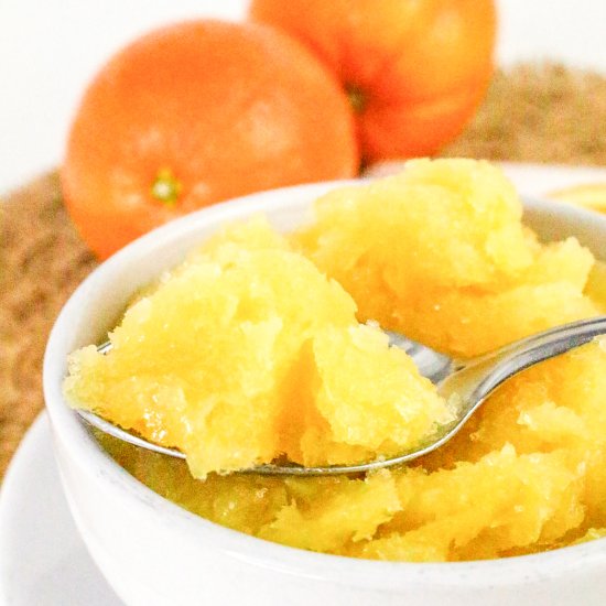 Easy Orange Sorbet Recipe