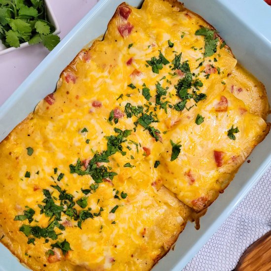 Cheesy Beef Enchiladas
