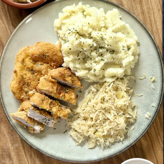 Air Fryer Pork Schnitzel