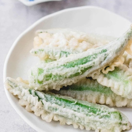 Okra Tempura (Japanese Okra Recipe)