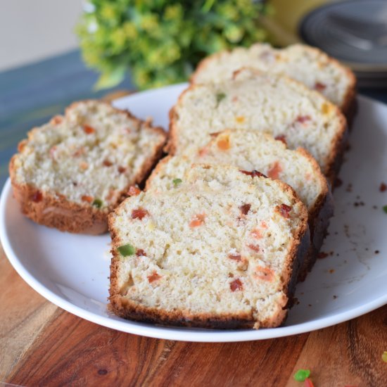 Banana Tutti Frutti Cake