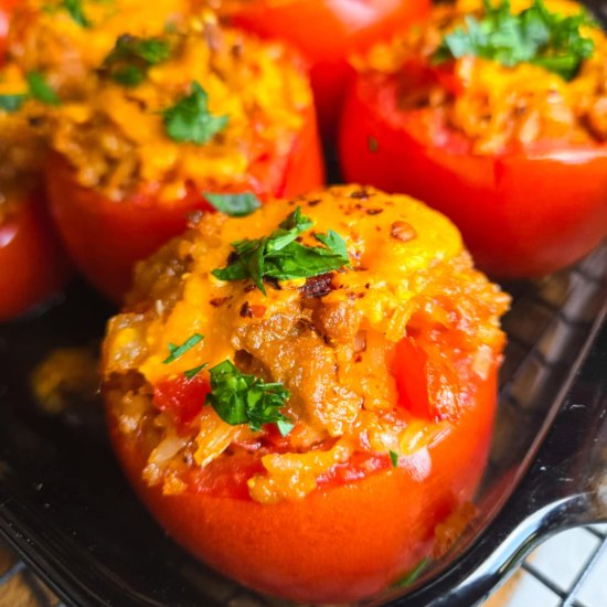Cheeseburger Tomatoes