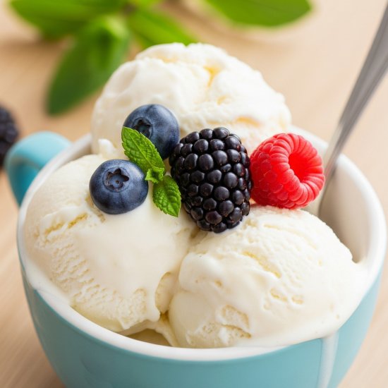 No-Churn Frozen Yogurt