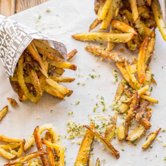 Parmesan Truffle Oven Fries
