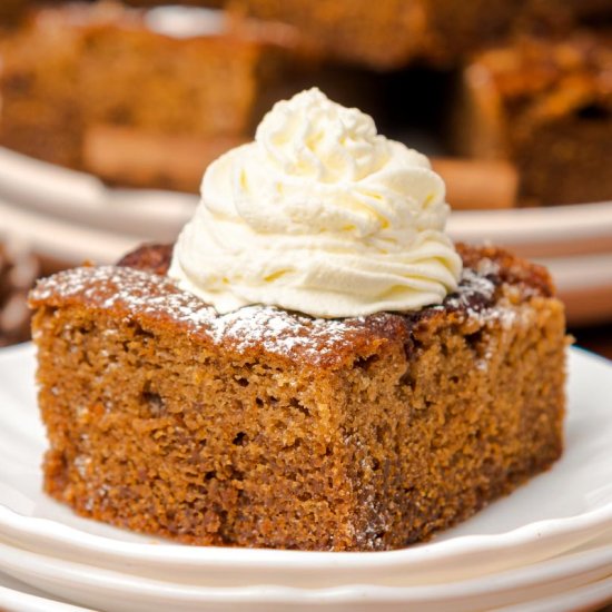 Old Fashioned Gingerbread Cake