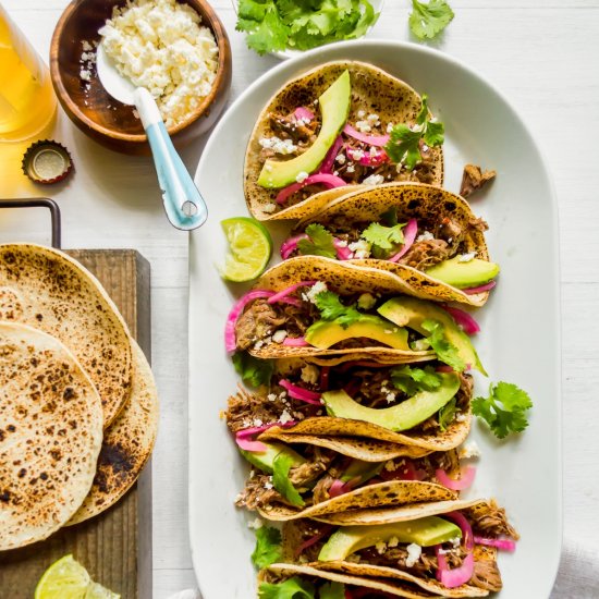 Instant Pot Beef Barbacoa Tacos